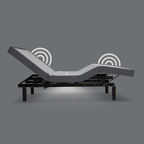 Miniatura 7 de Fashion Bed Group Fashion Bed Group S-Cape 2.0 - Base de cama ajustable con tecnología WallHugger y masaje corporal completo, tamaño individual/XL,