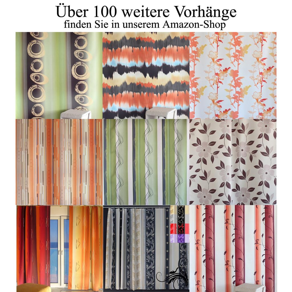Hochwertige Gardine Fertiggardine Voile Store Schal mit Stickerei Faltenband und Bleiband weiß MALGA 235 x 600 cm (HöhexBreite)