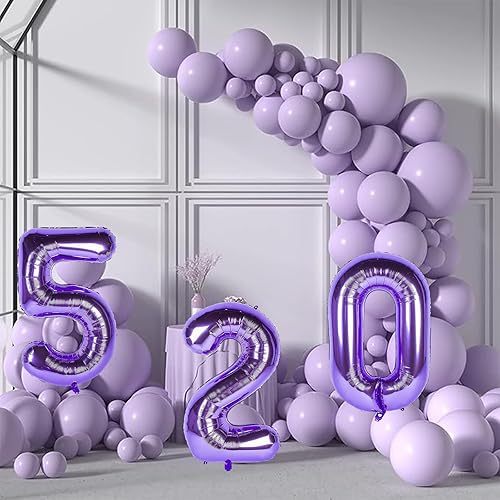 Miniatura 7 de Globo de 3 números púrpura de 40 pulgadas, globos de tercer grado de Mylar para niños de 3 años de edad, decoración de fiesta de cumpleaños, boda,