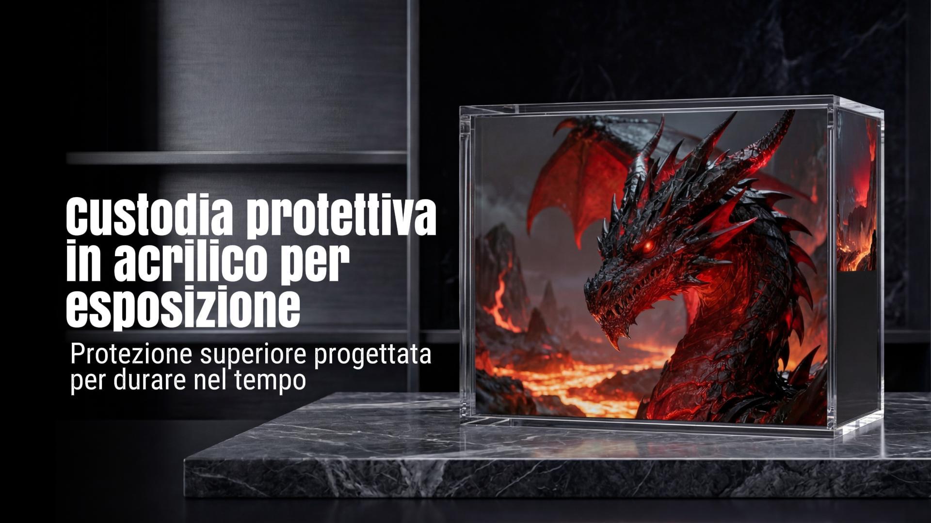 Custodia Acrilica Per Pokemon Elite Trainer Box – Spessore 8mm Con Chiusura Magnetica - Foto 2