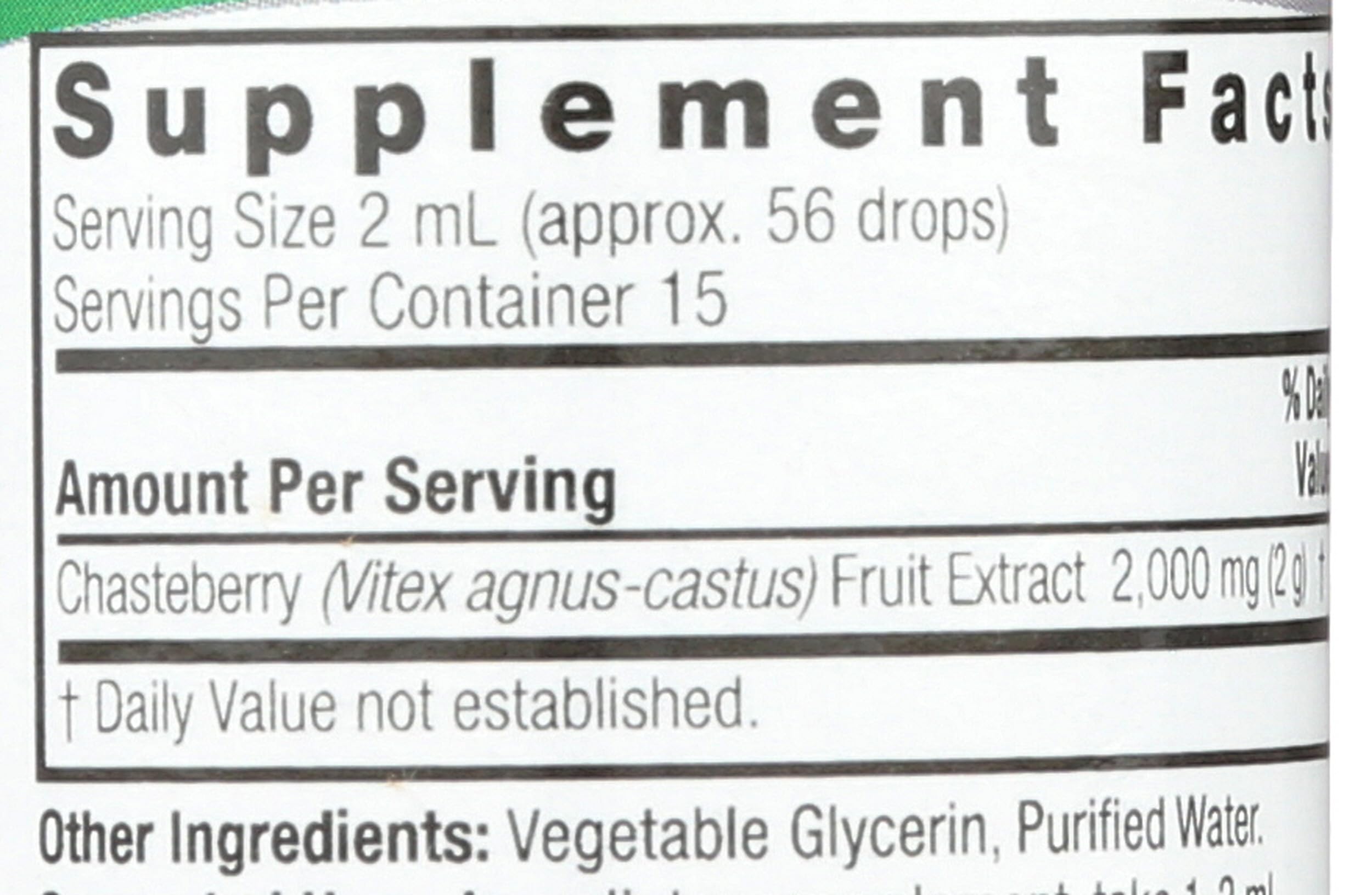 Nature's Answer Alcohol-Free Vitex Berry, 1-Fluid Ounce — Amazon image 3