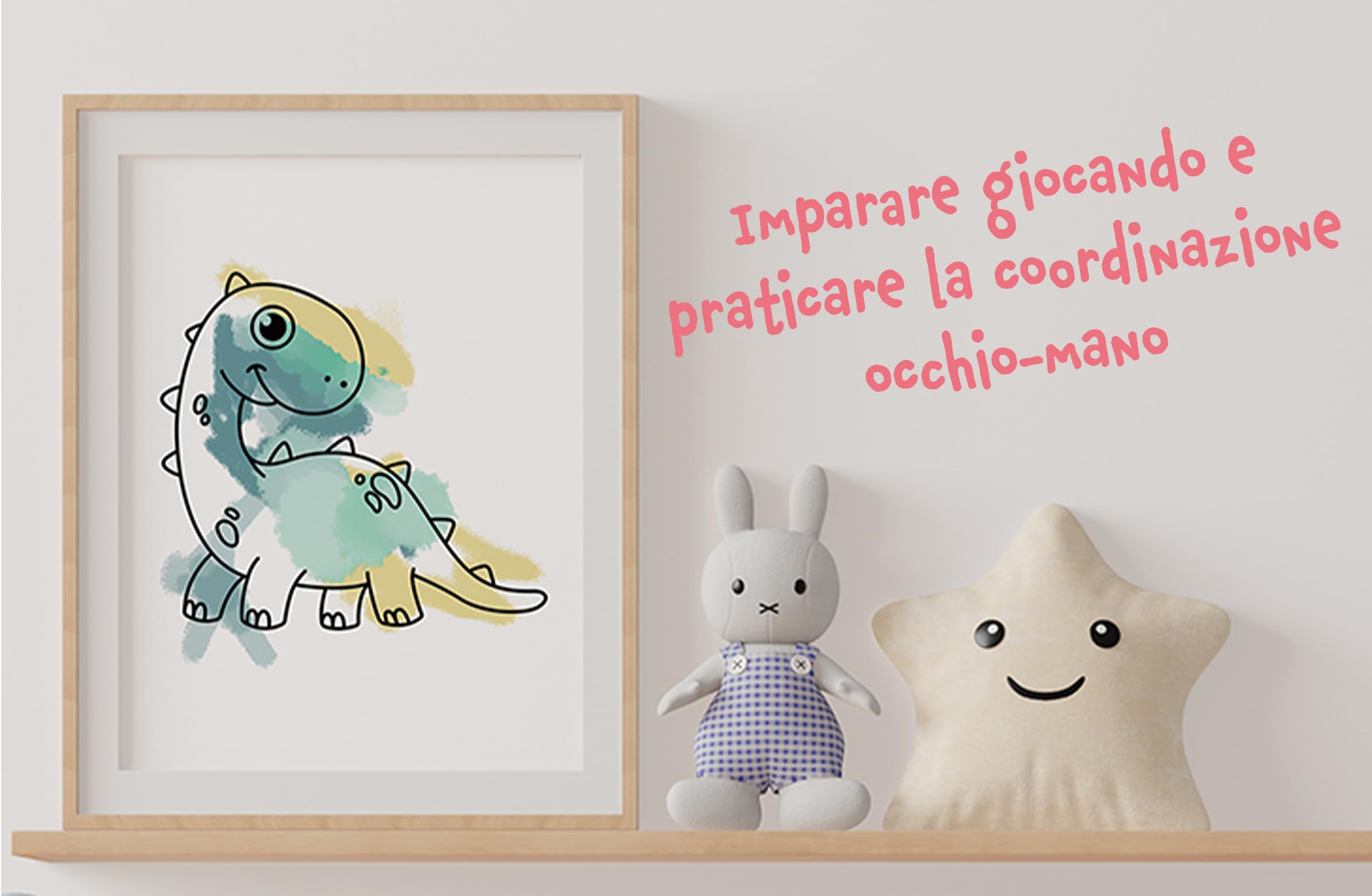 Il Mio Primo Libro da Colorare per Bambini da 1 Anno: Album da Disegno con 50 Immagini per Sviluppare la Motricità Fine e la Creatività