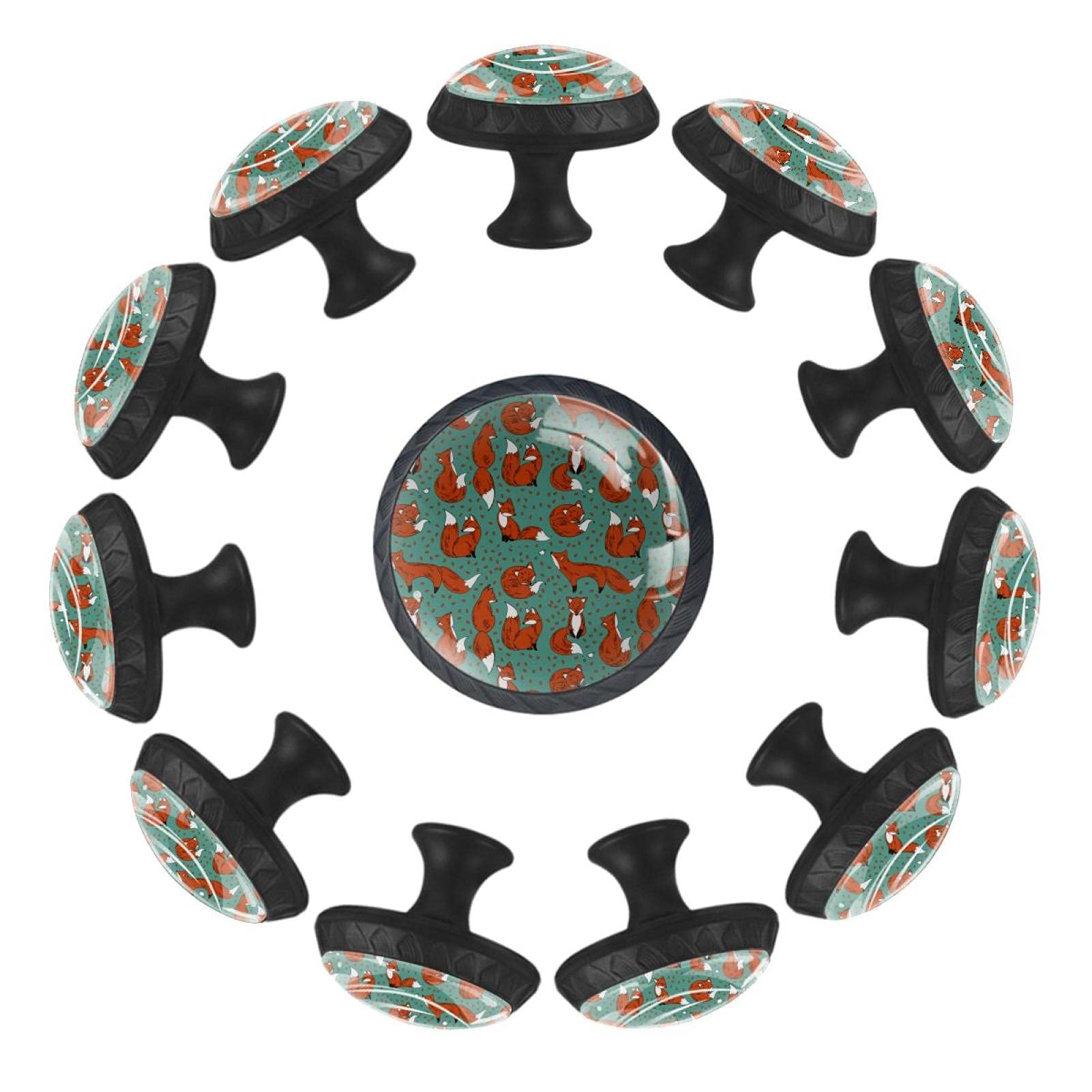 Boutons de tiroir renards rouges 35mm pour éveiller la chambre de votre enfant
