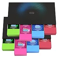 2x Durex Surprise Me Mix di Preservativi Assortiti - 2 Cofanetti da 40 Proflittici Ognuno