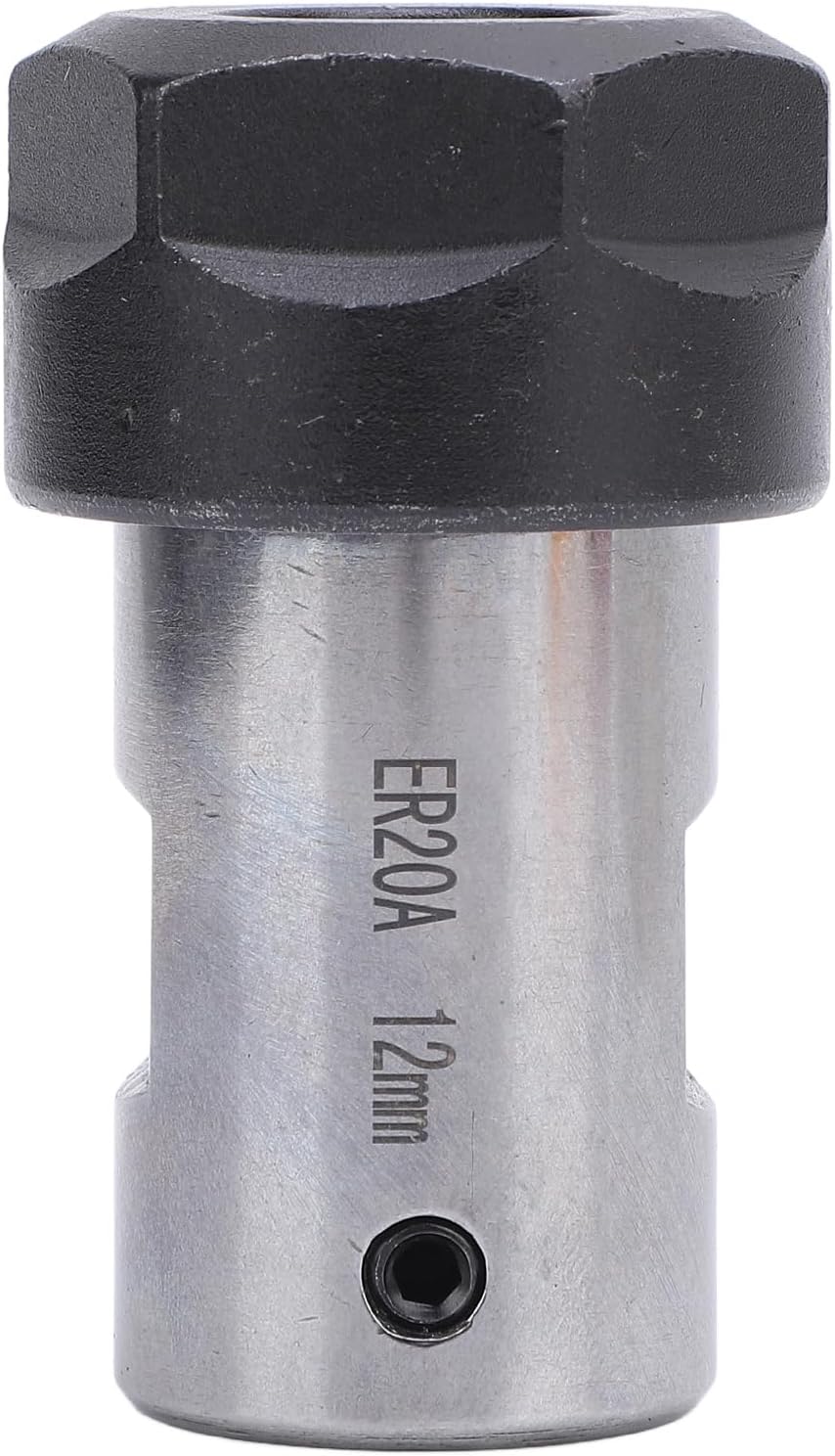Motor Shaft Spindle Adapter, ER20 12mm 40cr Alloy Steel with Storage Box, for CNC Milling Machine Deep Processing