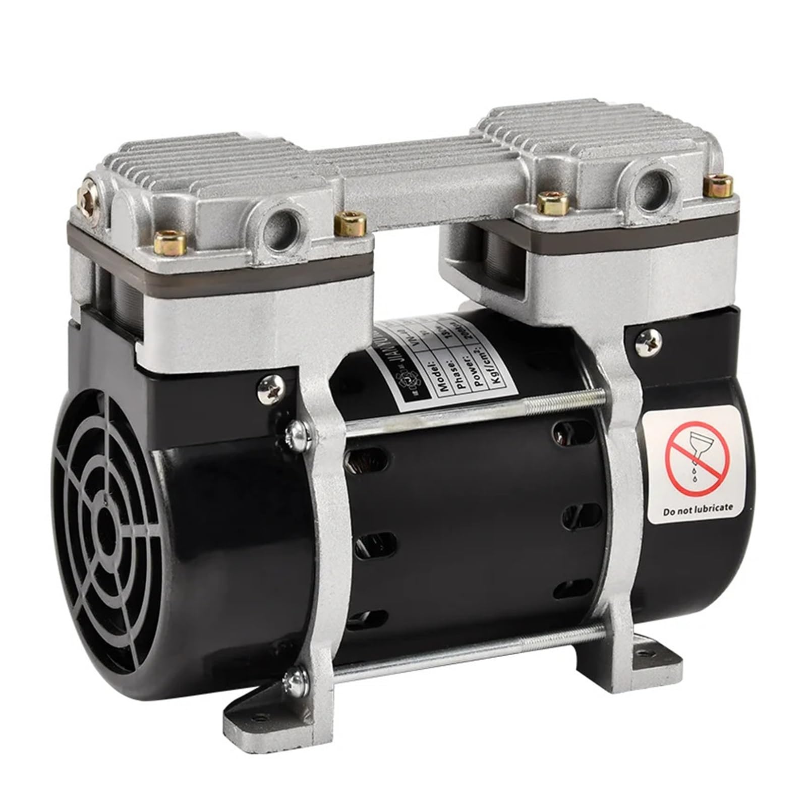 Bomba de vacío sin Aceite VN-40 de 220 V, Doble pistón, 36 l/min, 130 W, for filtración de Laboratorio de extracción de Aire