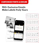 KODAK Memo Shot ERA Kids Instant Digital Camera and Photo Label Printer Bundle, White (Camera with 1 Roll One-Touch Label Cartridge + 9 Rolls Cartridge Set)