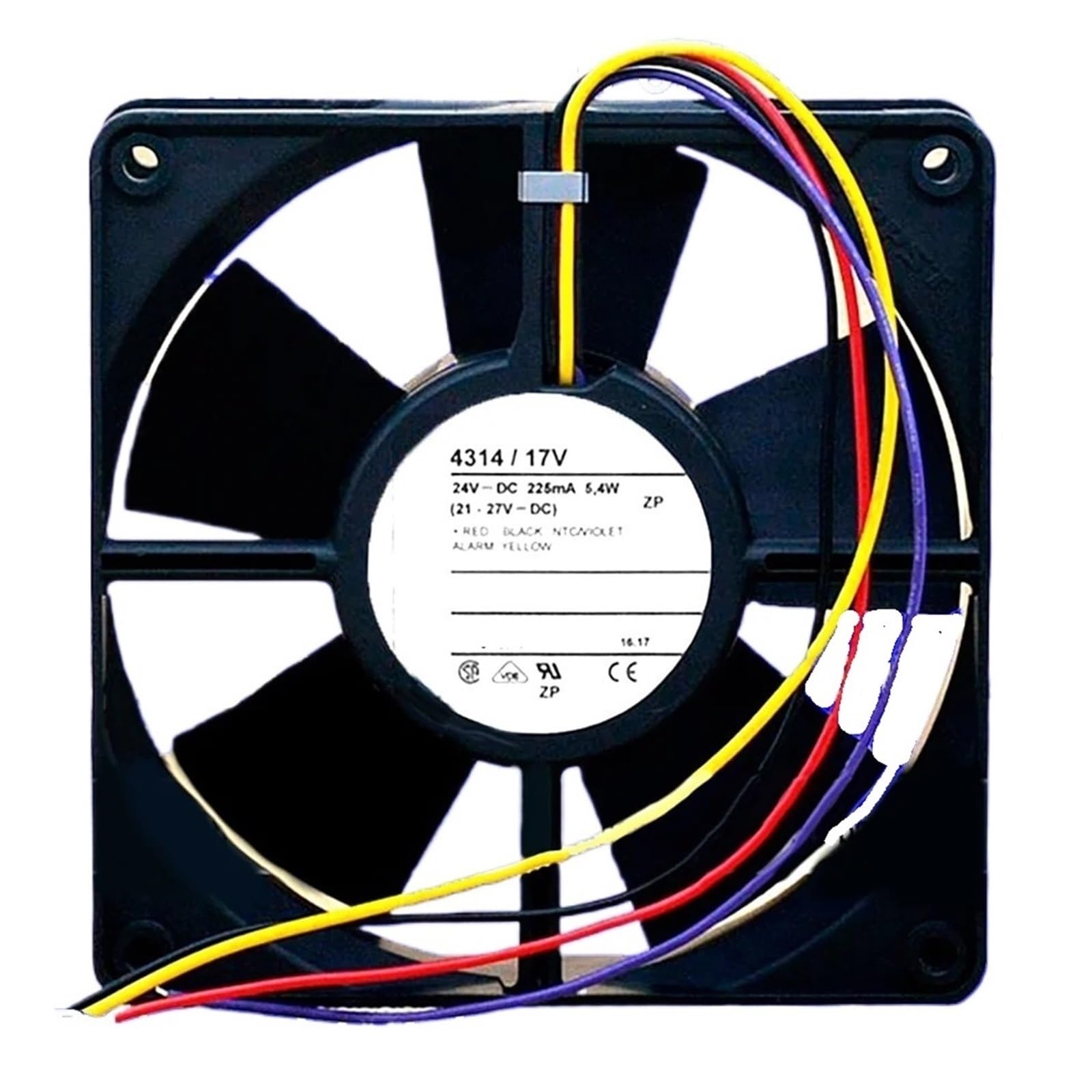 Ventilateur de refroidissement à haute pression statique 4314/17V 24V 5,4W 12032