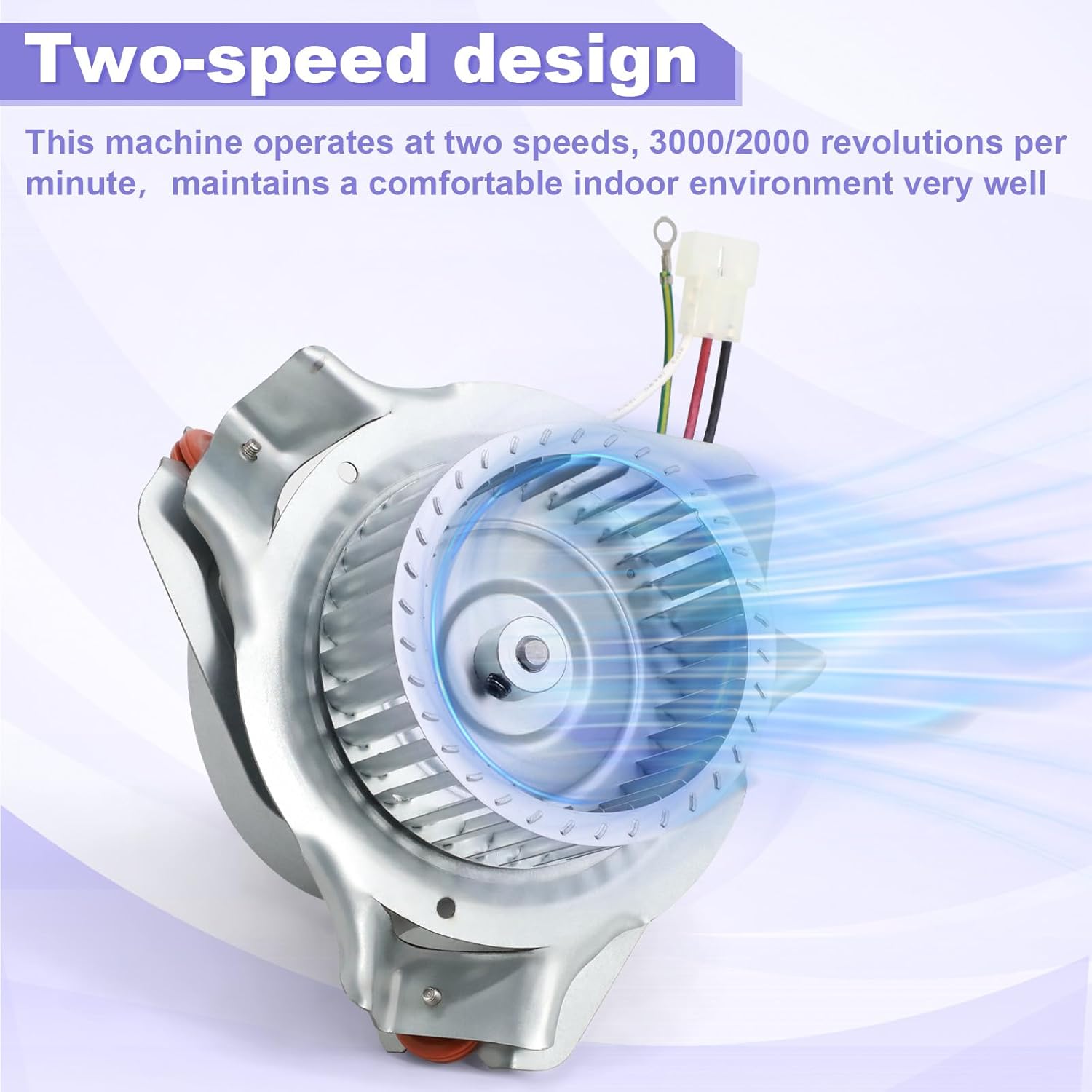 Furnace Draft Inducer Blower Motor Compatible with Carrier, Bryant, Payne 326628-763 Furnace Exhaust Vent Motor Assembly Replacement Packard 66763