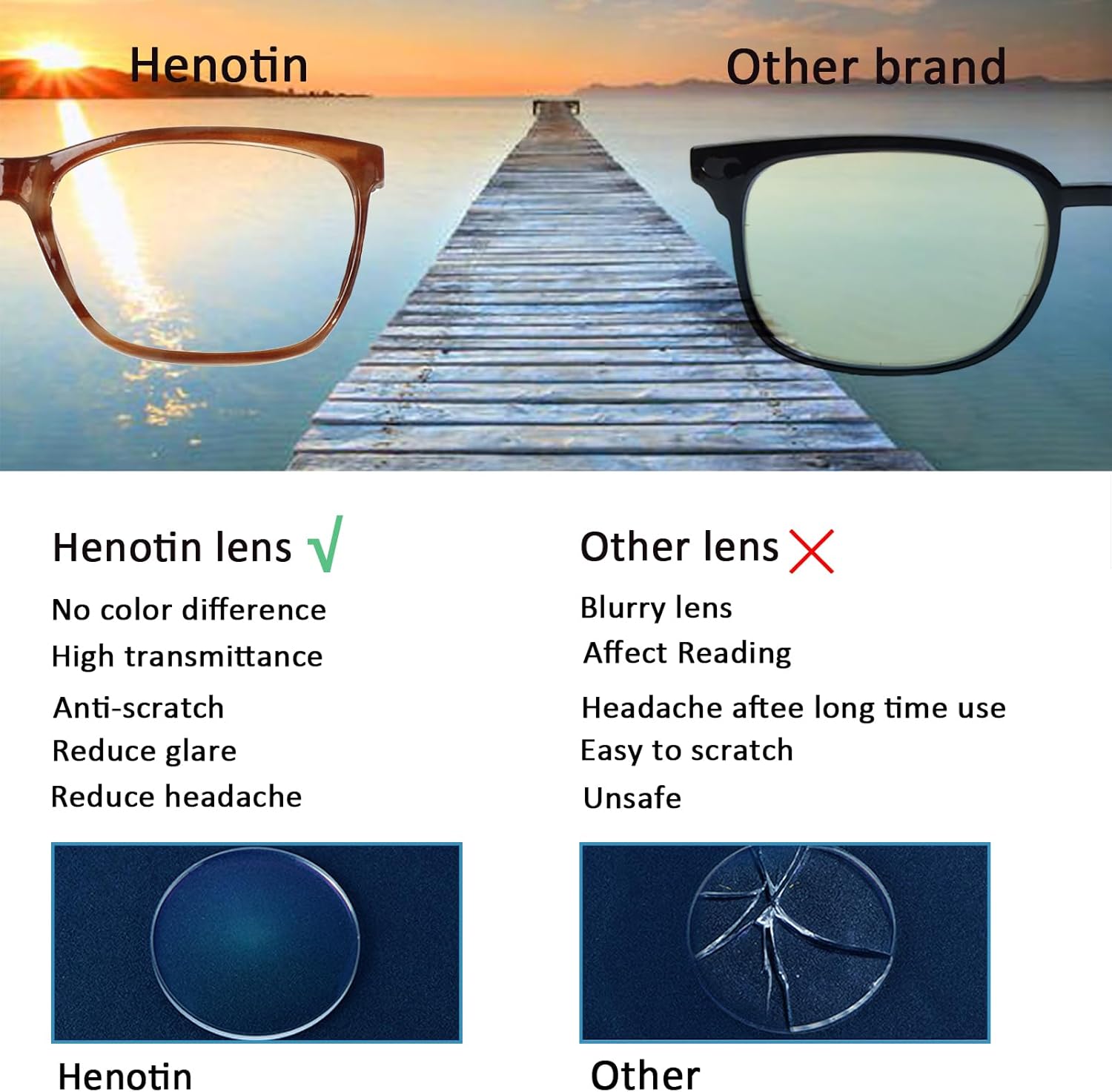 Henotin 4 Pack Ladies Reading Glasses Blue Light Blocking Spring Hinge Readers Anti Eyestrain Computer Eyeglasses (Multicolor-3, 1.25) - Image 2