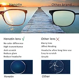 Henotin 4 Pack Ladies Reading Glasses Blue Light Blocking Spring Hinge Readers Anti Eyestrain Computer Eyeglasses (Multicolor-3, 1.0)