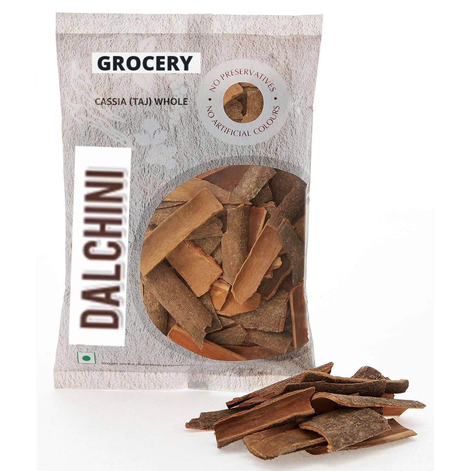 Golden Pulses® Whole Cassia Bark Cinamon Bark Taj Sabut Dalchini Chaal 200g (2 Pack of 100g)