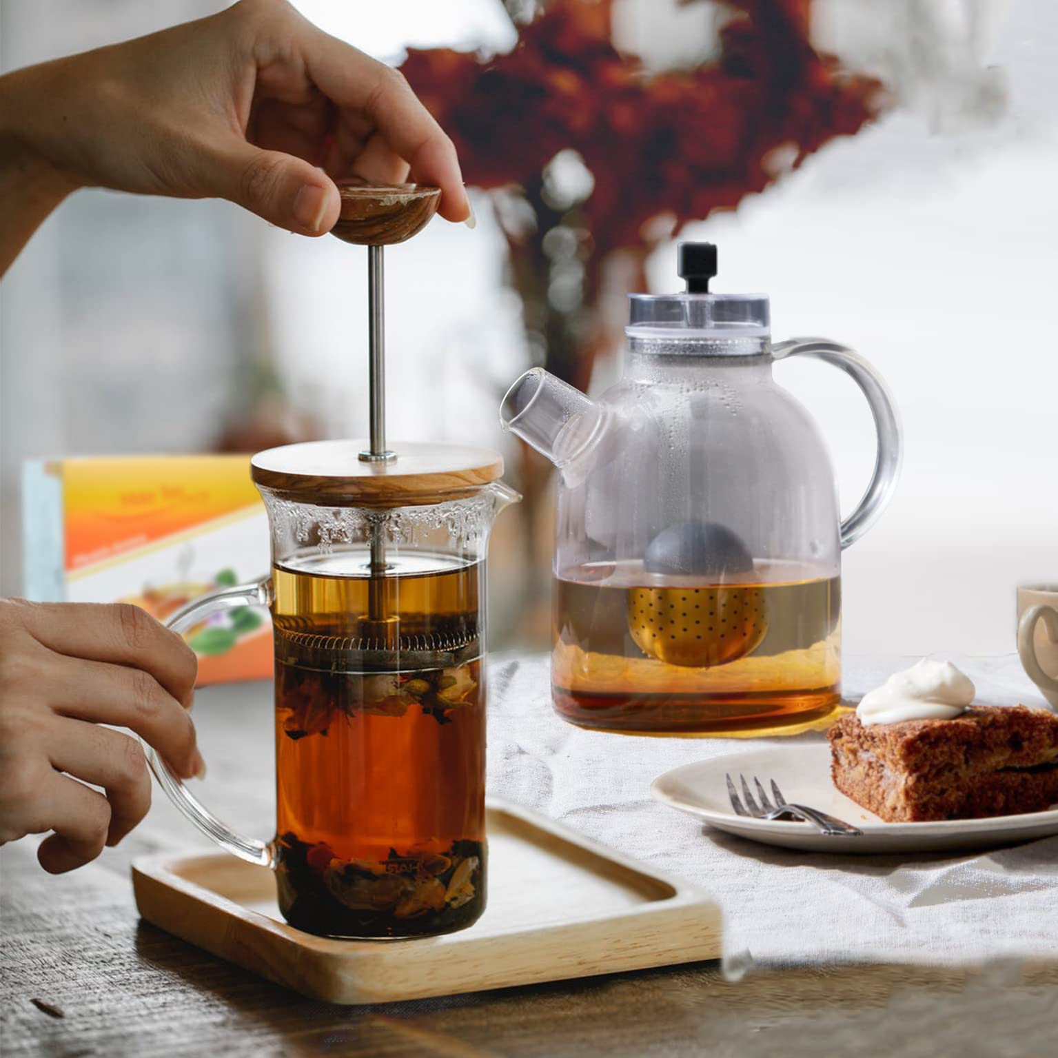 Pajarito Yerba Mate Cocido Brzoskwinia 60 Torebki Herbaty (180g) | Bogaty w witaminy i przeciwutleniacze | Energetyzująca Herbata Yerba Mate