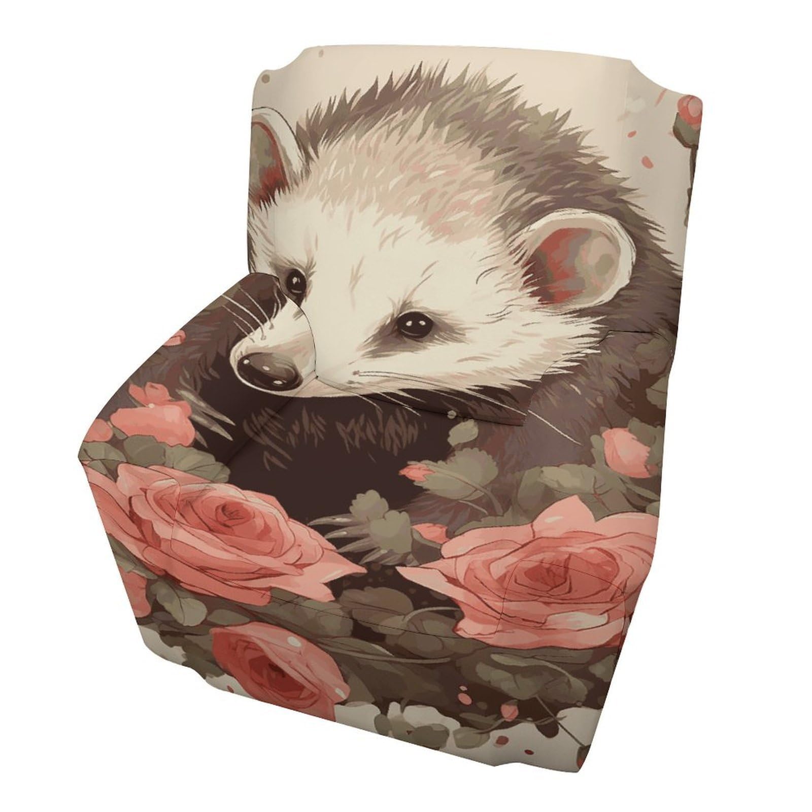 Fekiloot Style Opossum And Roses Couch Cover Sofa Cover Sofa Slipcover