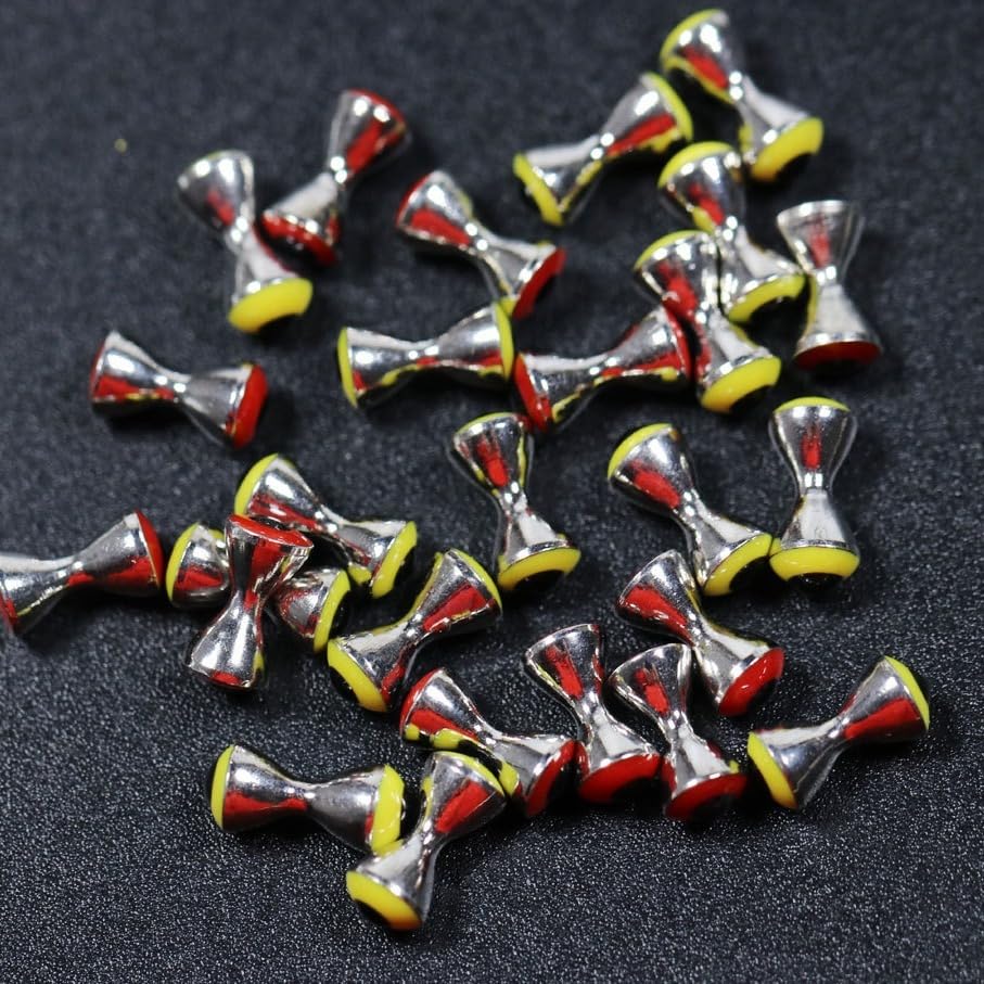 Set 30 piezas ojos peces mancuernas 3D realistas 3.2-4.8mm miniatura 7