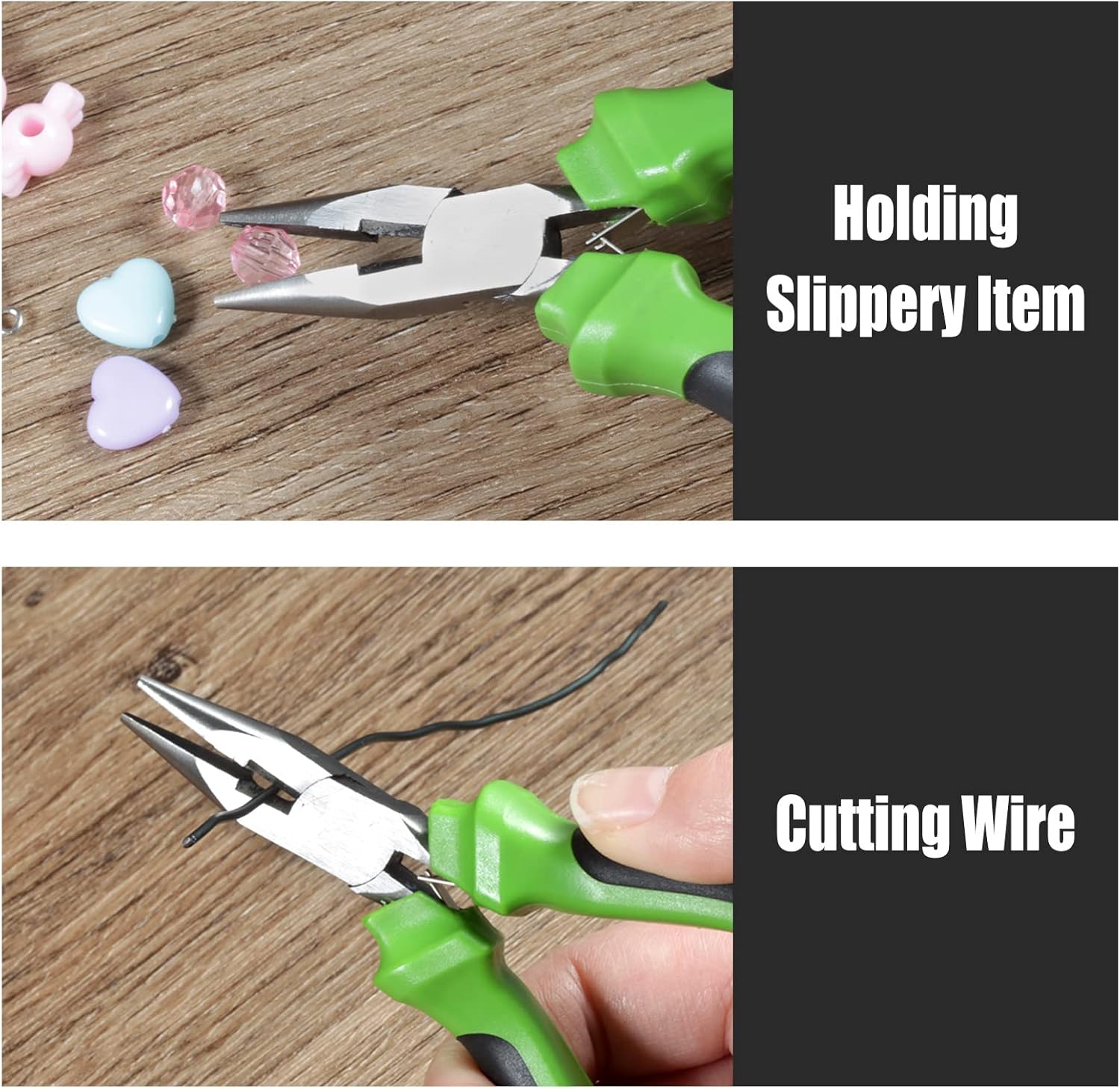 5 Inch Long Nose Pliers With Cutter Chain Nose Pliers Smooth Jaws Jewelry Making Pliers Handcraft Beading Repair Tool Mini Professional Handcraft Tools