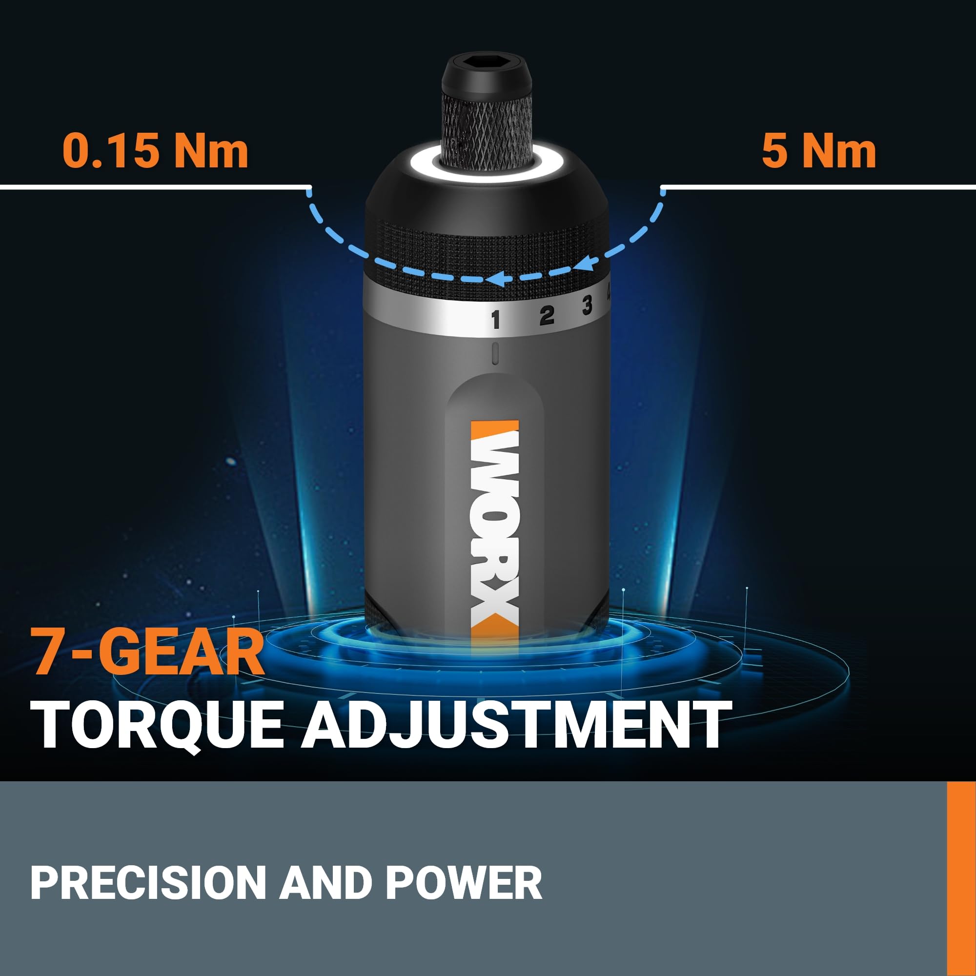 WORX Kit di accessori WX242L con cacciavite al litio da 4 V, 30 pezzi