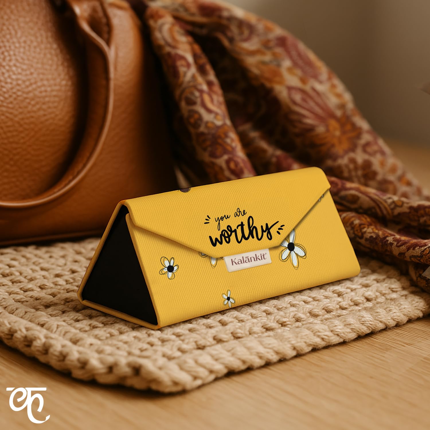Kalankit Sunglass Cover | Trifold Sunglass Case, Birthday Gift | Eyewear Pouch and Spectacle Box | Foldable Sunglass Cover, Protect Eye Glasses | Eyewear Specs Case Cover | Worthy - Image 5 thumbnail