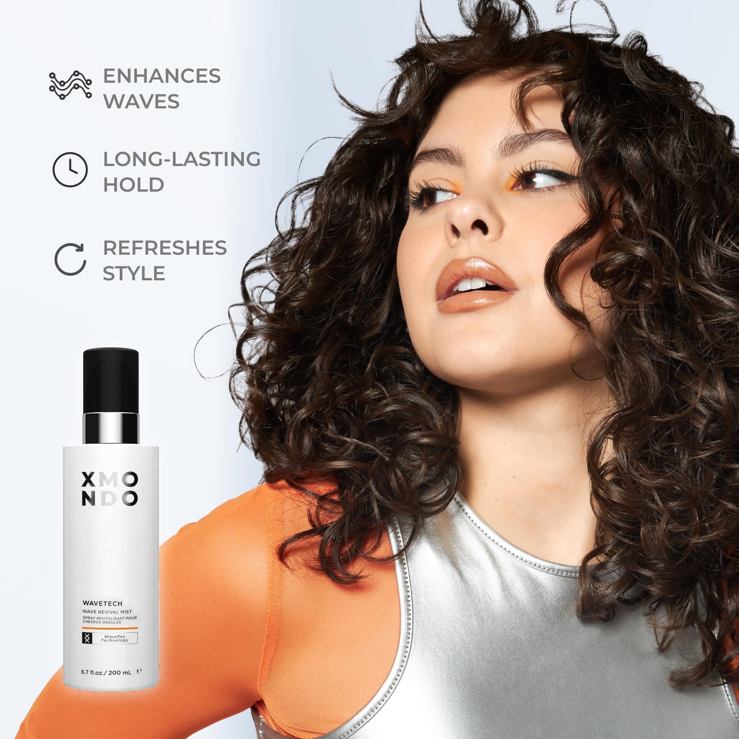 XMONDO Hair Wavetech Wave Revival Mist | Vegan Formula with Pro-Vitamin B5 and Essential Nutrients for Glowing Frizz Free Waves, 6.7 Fl Oz 1-Pack - Image 2