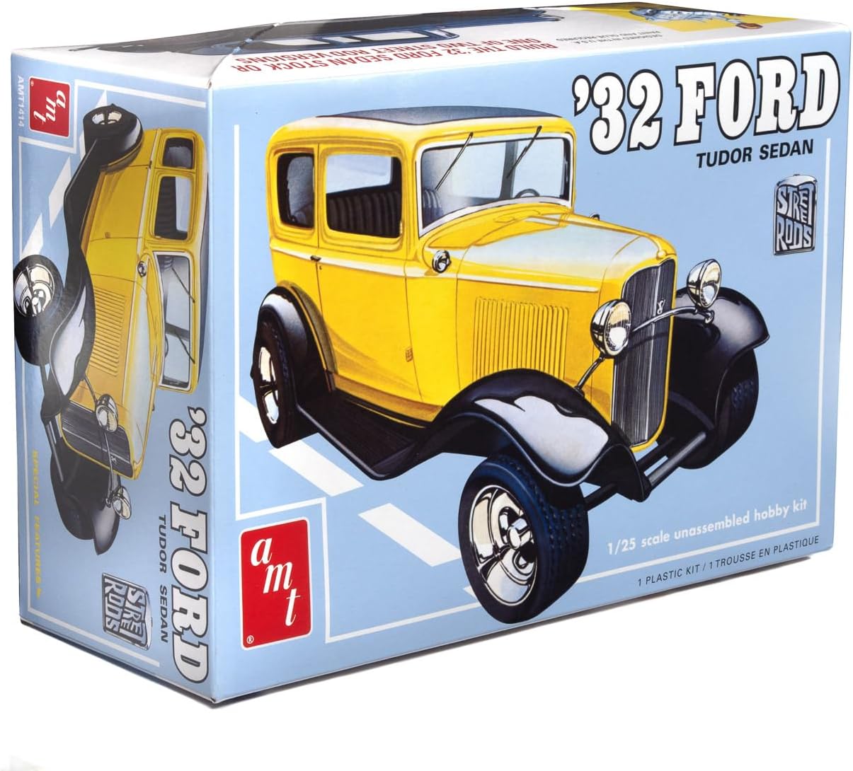 AMT 1932 Ford Sedan Street Rods Series 1:25 Scale Model Kit