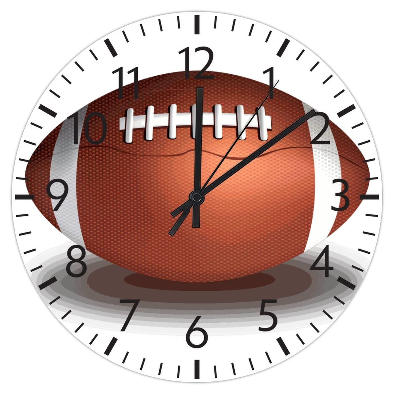 Horloge murale pour chambre et salon au design sportif