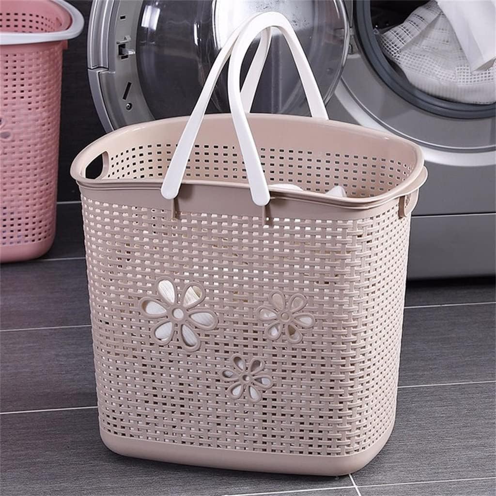 Large Size Dirty Clothes Storage Basket Toy Portable Storage Basket Toilet Laundry Dirty Clothes Basket (D 47x32.5x38cm) image 2