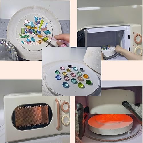 Miniatura 5 de EWAIDI Horno de microondas para cerámica de arcilla, horno de microondas profesional para manualidades de cerámica, herramienta de bricolaje para