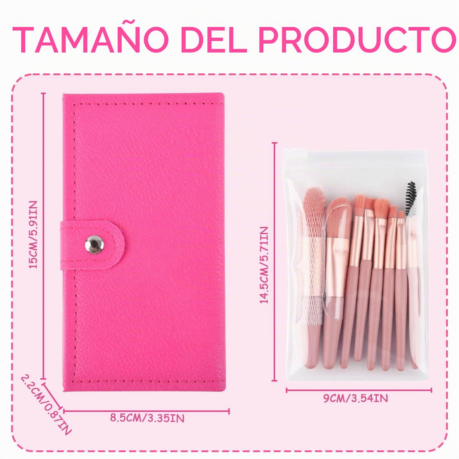 Juego De Maquillaje De 33 Colores Para Niñas | No Tóxico Y Lavable | Incluye 8 Brochas Y Bolsa De Almacenaje