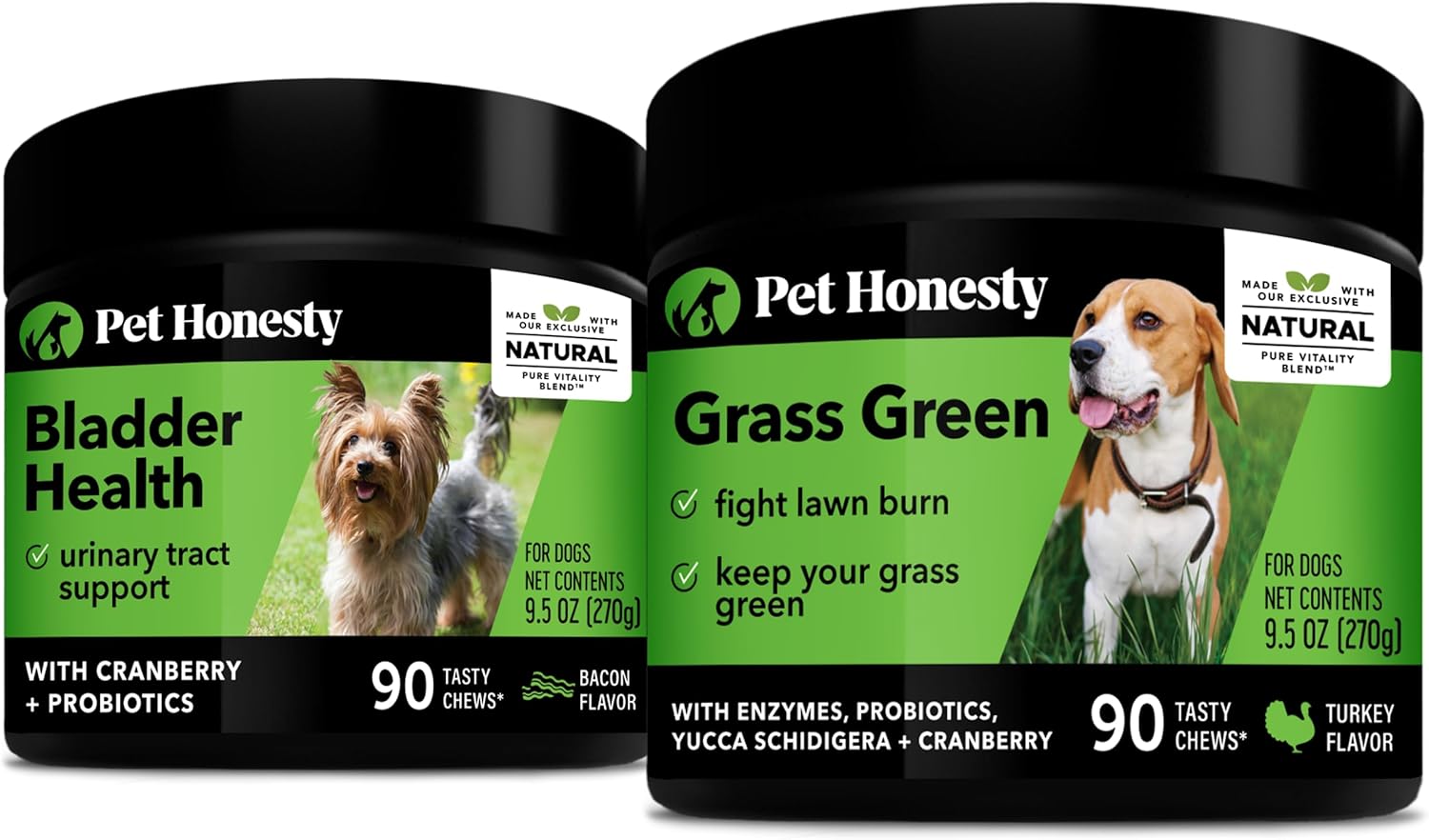 PetHonesty Cranberry Bladder Health + Grass Green Soft