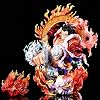 Monkey D Luffy Gear 5 Figure Anime One Piece PVC Statue Figures Collection Model Gifts Ornament Toys White
