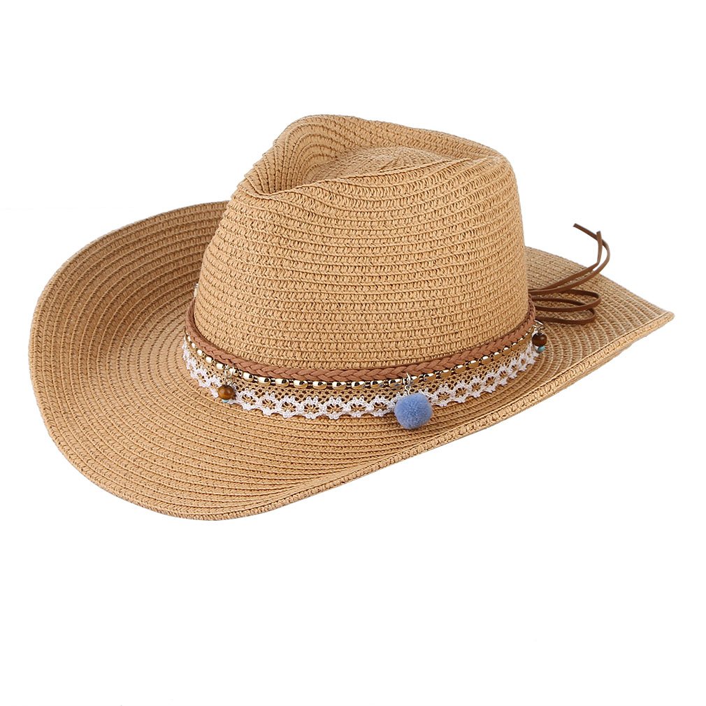 GEMVIE Sombrero de Panamá Unisex Sombrero de Paja Sombrero de Verano Sombrero de Playa de Fedora para Hombres Mujeres