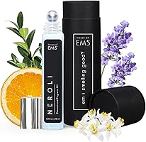 EM5™ Neroli Perfume Roll On for Men & Women | Alcohol Free | Concentrated Oil | 10 ml | Citrus White Floral Aromatic |...