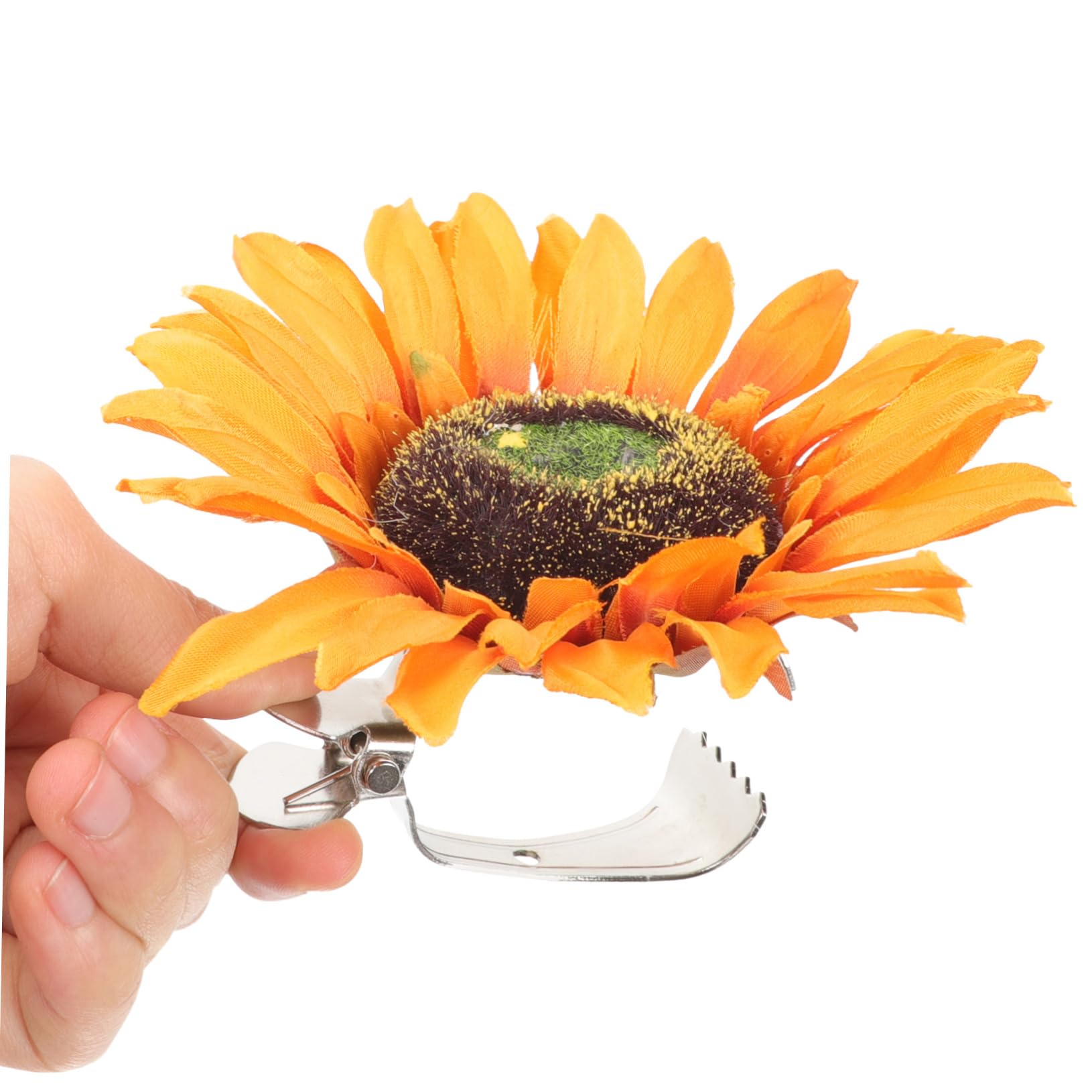 OUNONA 10stücke Sonnenblumen Vorhang Raffhalter Clips Stabile Gardinenbinder Für Schlafzimmer Wohnzimmer Büro Dekorative Vorhang Halterungen Mit Starkem Halt Klassisches Design Für