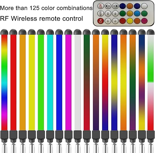 Miniatura 2 de BGMUTCX Torre de iluminación inteligente con soporte para auriculares RGB barras de luz LED inteligentes retroiluminación de TV RGB con soporte para