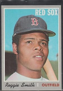 1970 Topps Reggie Smith Red Sox Baseball Card #215