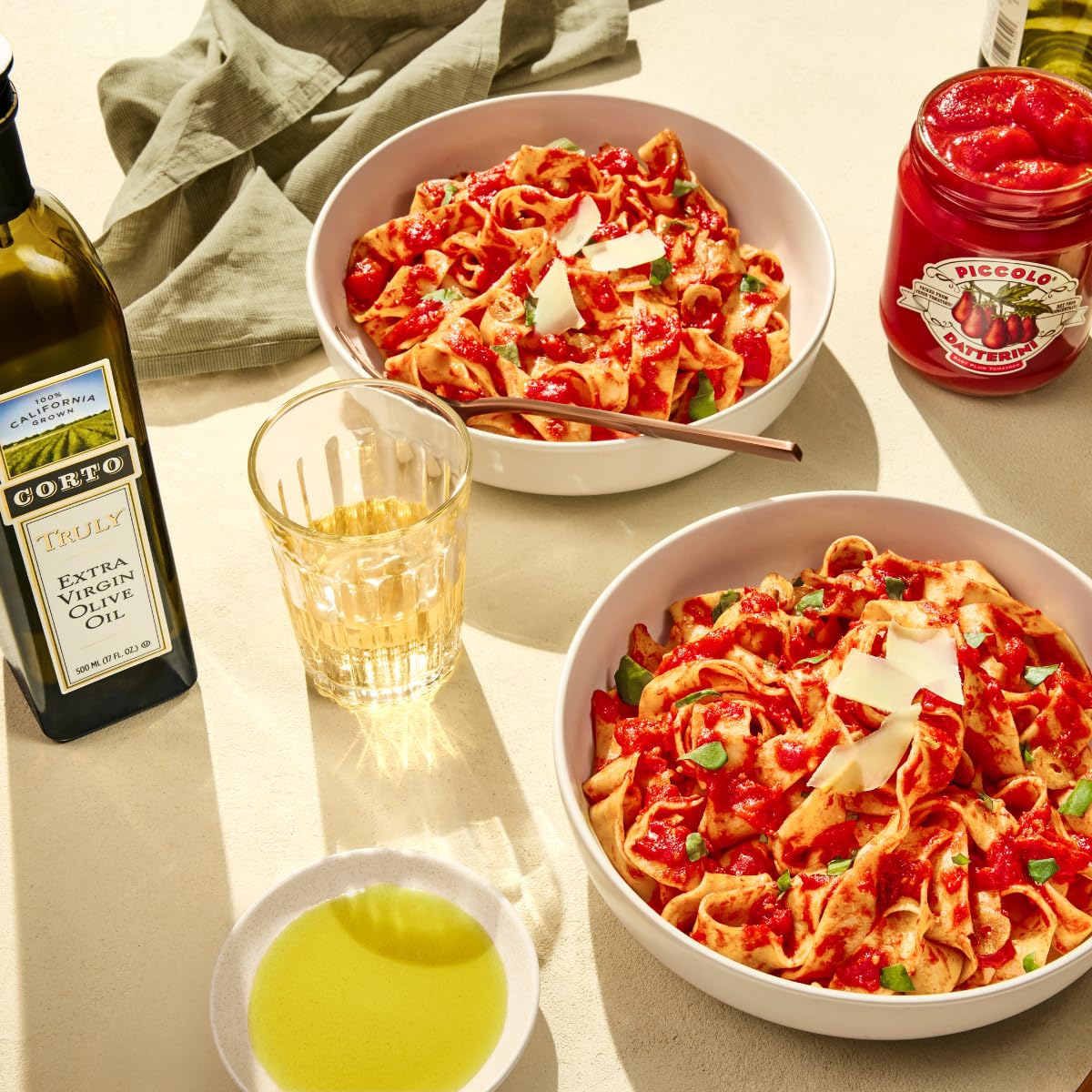 Corto x Stanislaus Chef’s Essentials Kit – TRULY Extra Virgin Olive Oil - Ultra-Fresh Fall Harvest & Piccolo Datterini Baby Plum Tomatoes – Handpicked - Loved by Pro Chefs now for Home Chefs