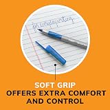 BIC Round Stic Grip Xtra Comfort Ballpoint Pen, Blue Ink, 12-Count – view 8
