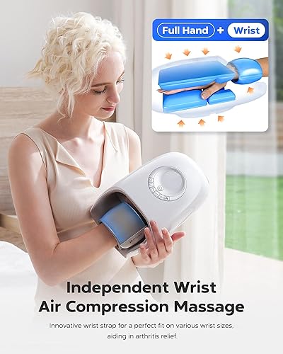 Miniatura 4 de Masajeador de manos con calor y compresión, rodillos de amasamiento profundo Shiatsu, masaje para artritis y alivio del túnel carpiano, regalos para