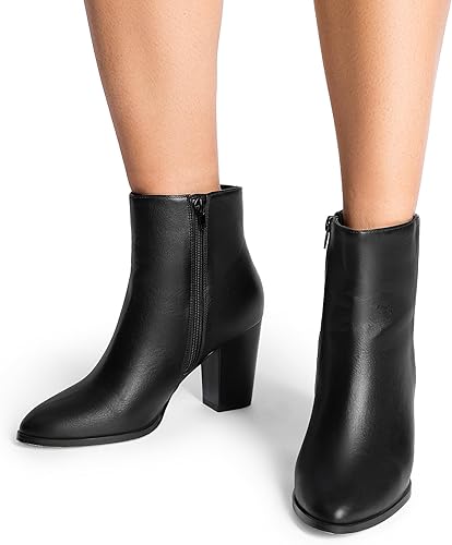 Miniatura 8 de DREAM PAIRS Botines de tacón grueso para mujer