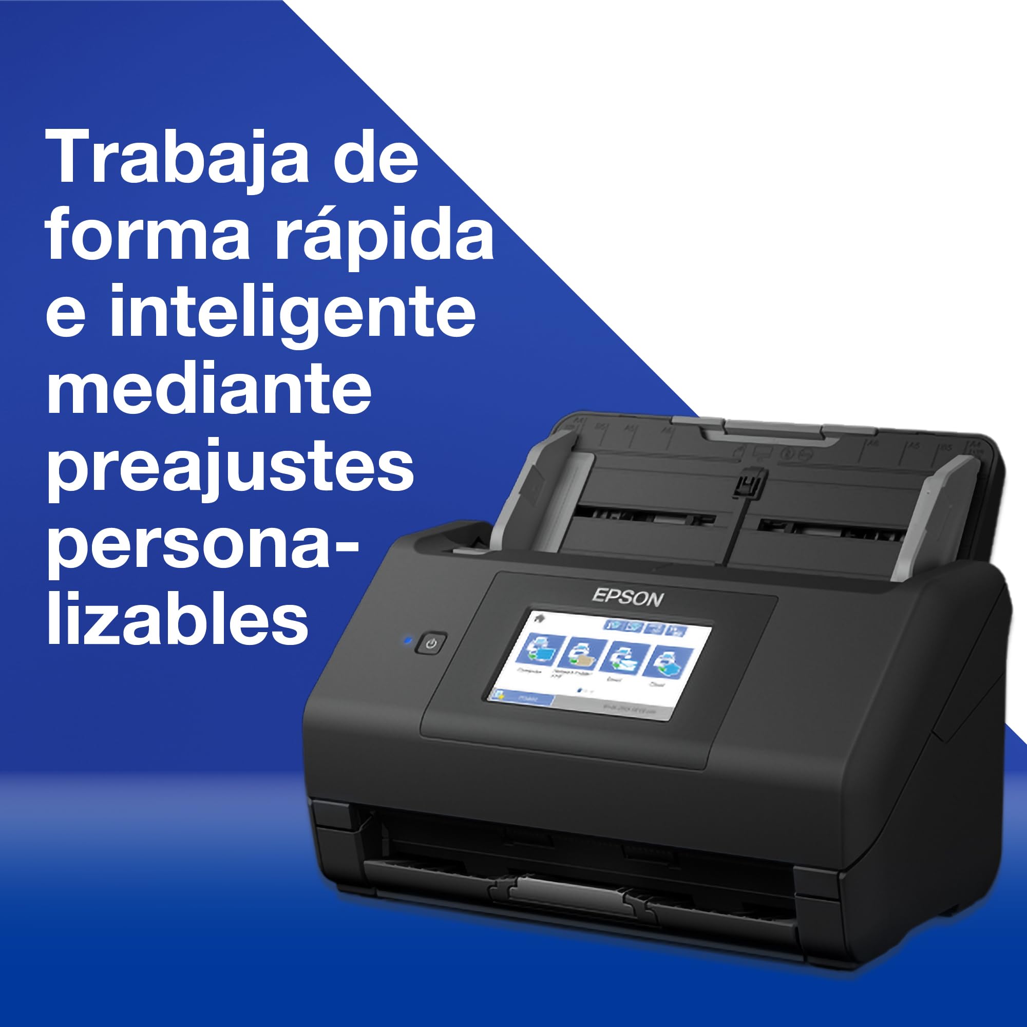 Epson - Workforce ES-580W, escáner de Documentos (sin PC, 35 páginas o 70 fotogramas por Minuto, hasta A4, escaneo a Doble Cara de una Sola Vez, orientación automática)