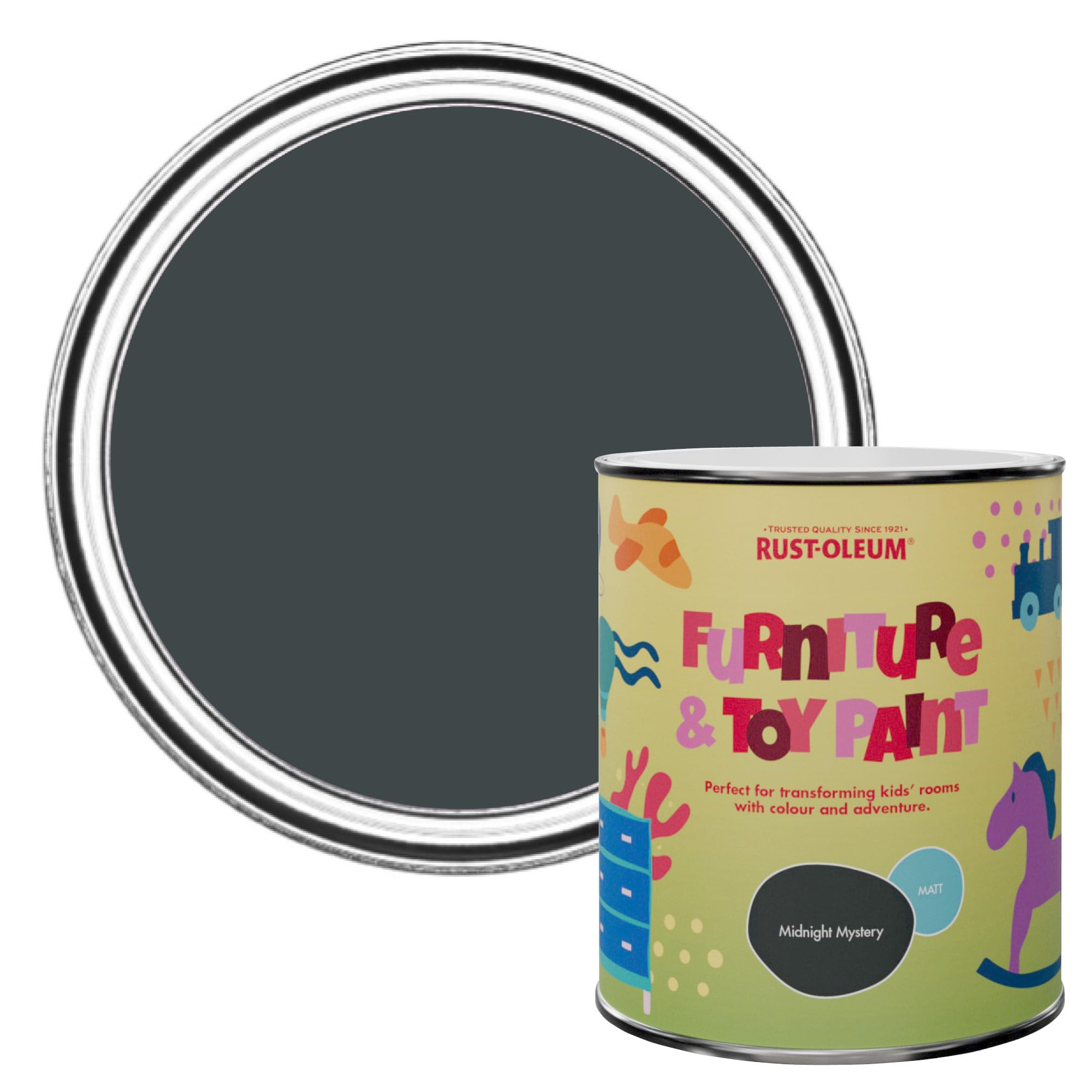 Rust-Oleum Furniture & Toy Paint in Matt Finish - Midnight Mystery 750ml