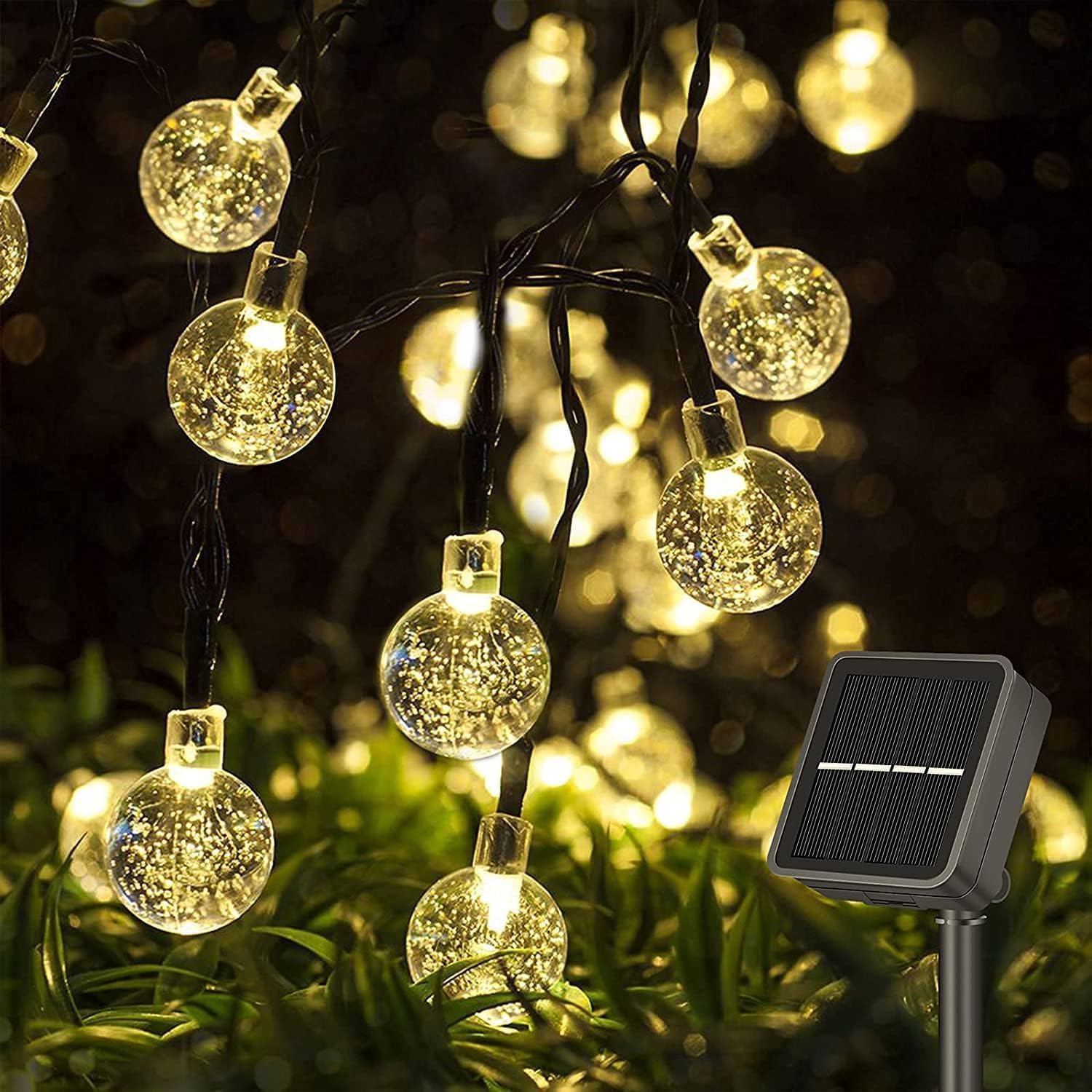 STANBOW Guirnalda Solar Exterior, 17M, 100 LED, Guirnalda Luminosa Exterior, 8 Modos IP65, Impermeable para Jardín, Patio, Boda, Fiesta