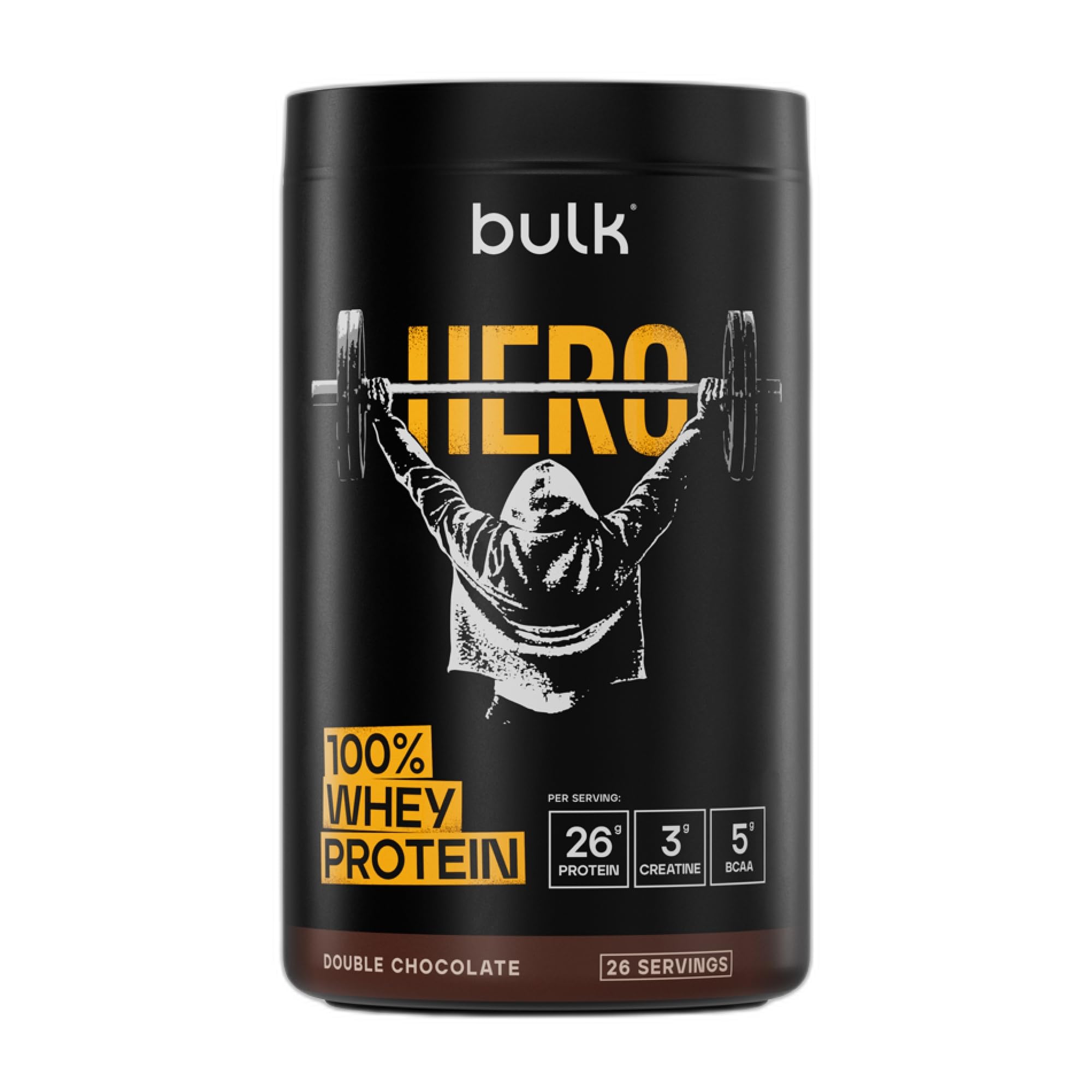 Bulk Hero Whey Protein Powder, Double Chocolate