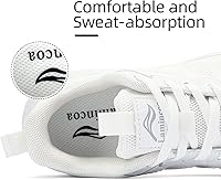 Vista 4 de Lamincoa Zapatos para caminar para mujer, tenis para correr, tenis y gimnasio