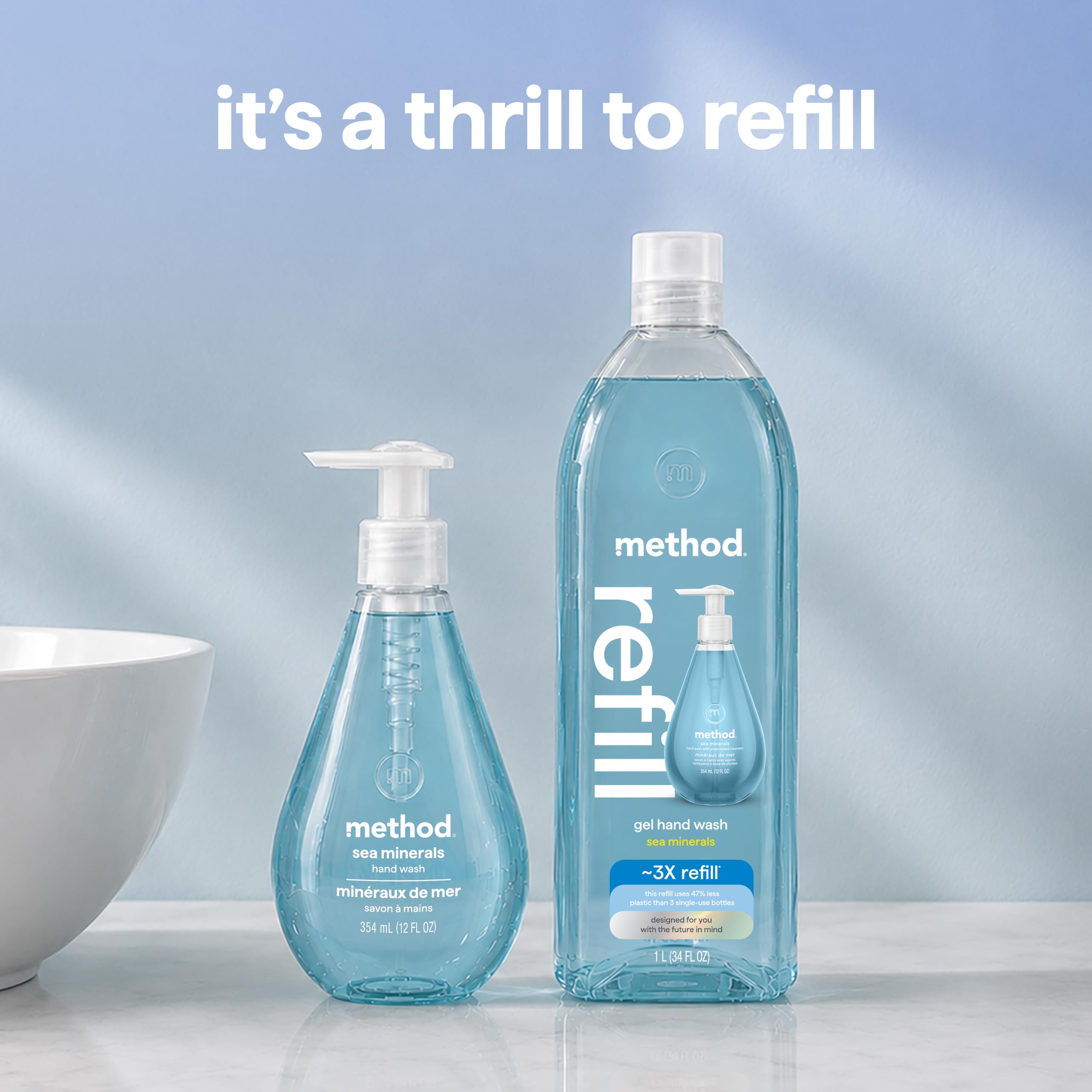 Method Sea Minerals Hand Wash Refill - Eco-Friendly -3 Method Sea Minerals Hand Wash Refill - Eco-Friendly -3