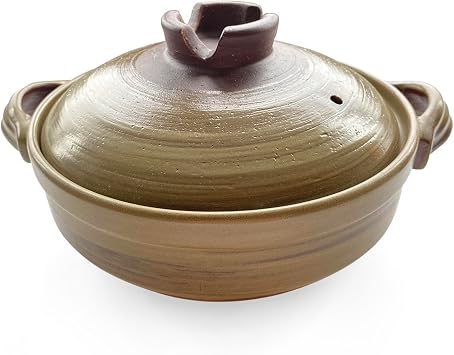 SUNRISE Donabe Hot Pot Single Lid #9, 3 QT