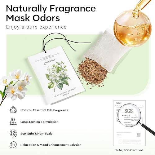 Miniatura 3 de MYARO 12paquetes de bolsitas aromáticas portátiles para la habitación, el clóset, los cuartos de baño, los autos, las cestas de ropa sucia