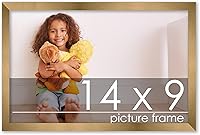 Vista 32 de Poster Palooza Marco de madera de bronce dorado de 26 x 34 pulgadas, acrílico UV, respaldo de tablero de espuma y accesorios para colgar incluidos