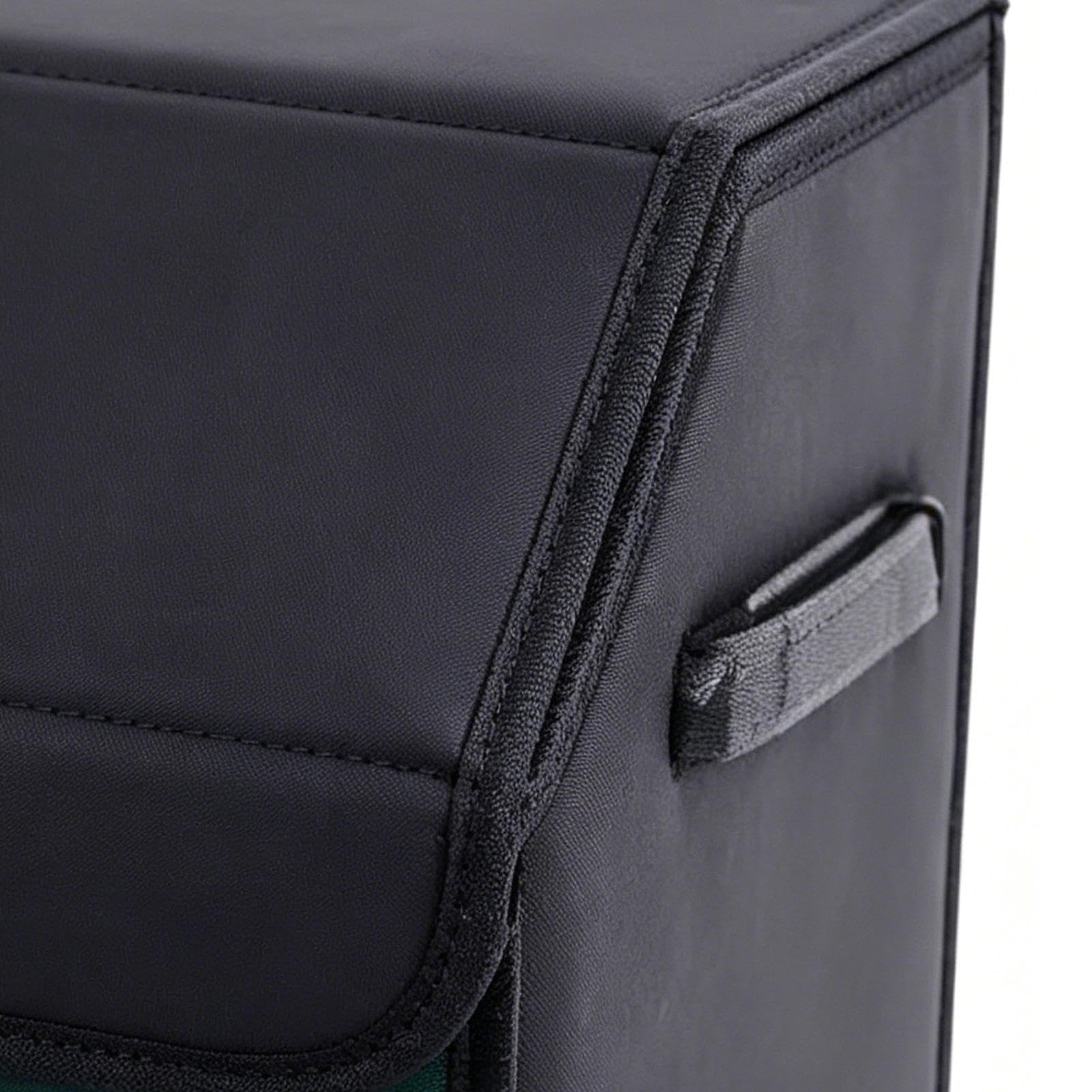 Genérico Organizador para maletero de SUV Portátil de Cuero PU | Plegable con Cierre Magnético para Maletero en Acampada, Viajes, Rutas, Carga, Compras, Herramientas, Interior y Exterior