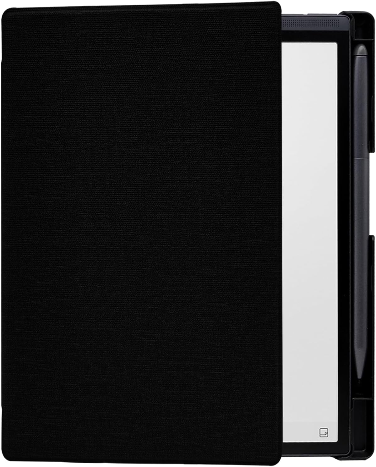 Slimshell Case for 8.2'' iFLYTEK AINOTE Air 2 Smart Auto Sleep/Wake Ultra-Thin Lightweight Leather Folio Cover with Built-in Pen Holder & Magnetic Closure (Cloth Black)